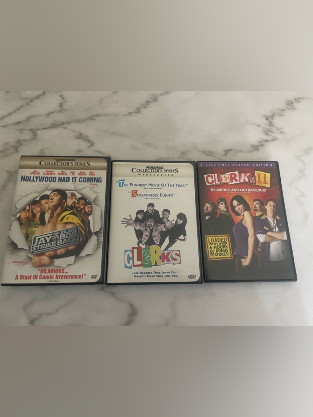 DVD Movie Set - Clerks Trilogy Collection (White, Black, Red Covers)